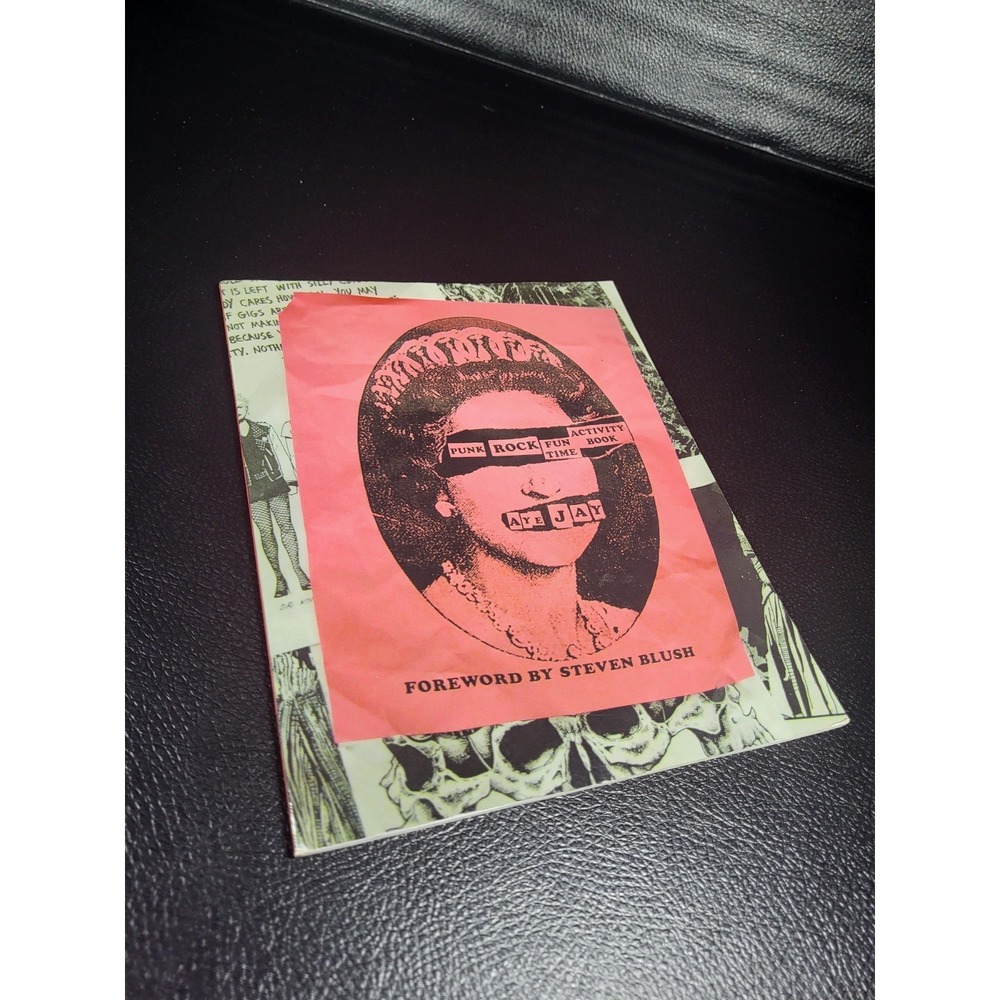 New RARE Punk Rock Fun Time Activity Book by Aye Jay GG Allin ADULT+